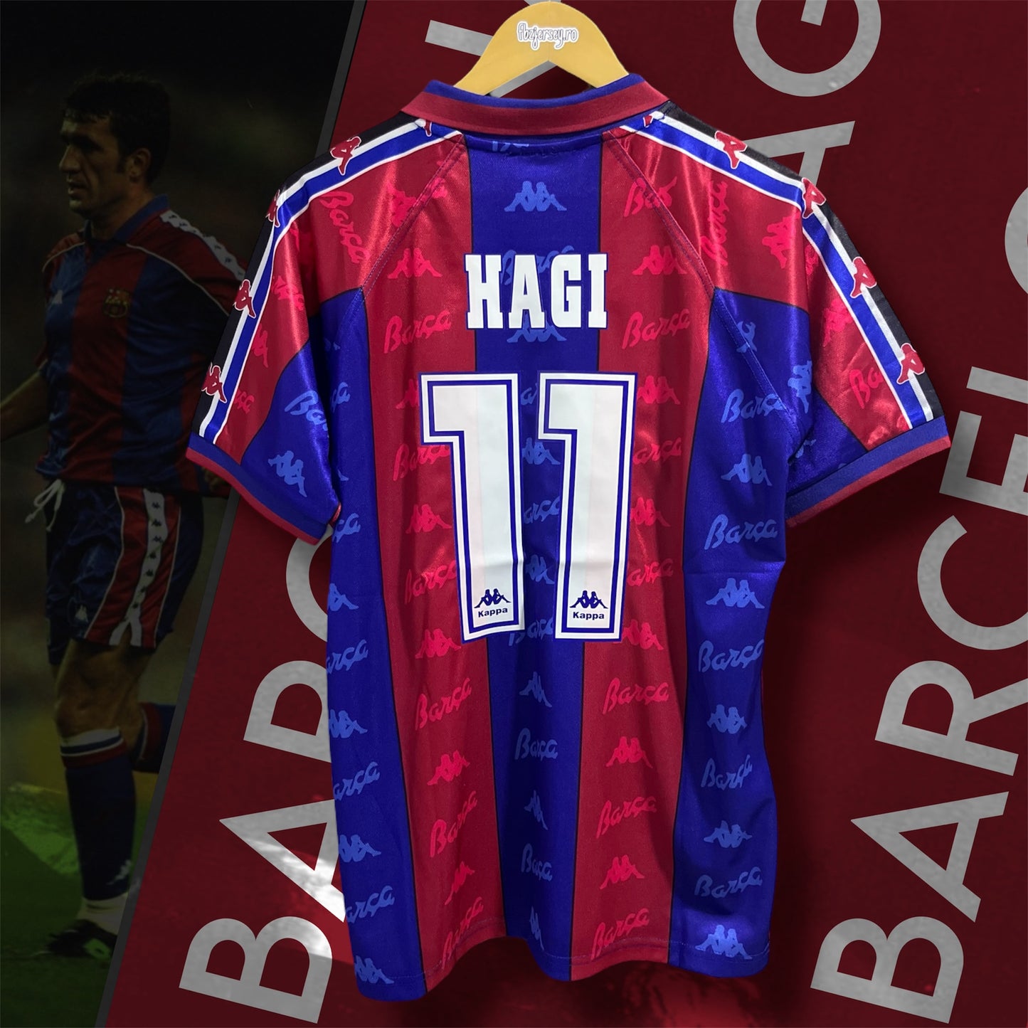 Hagi, Barcelona Home 1995/97